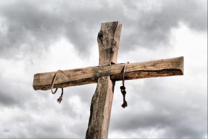 Easter devotional cross crucifixion