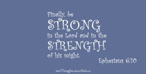 Devotions Ephesians 6:10