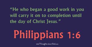 Philippians1:6 Devotional