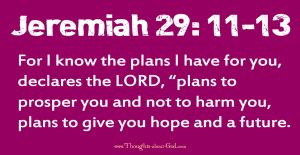 Jeremiah 29:11