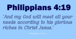 Philippians 4:19