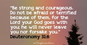 Deuteronomy 31:6