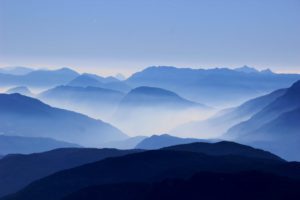 scenery blue mountains