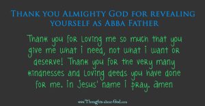 Prayer of Thanks by Phil Ware