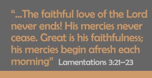 Lamentations 3:21-23