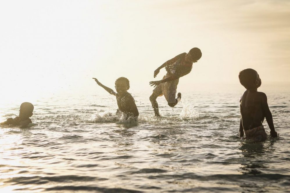 children playing
