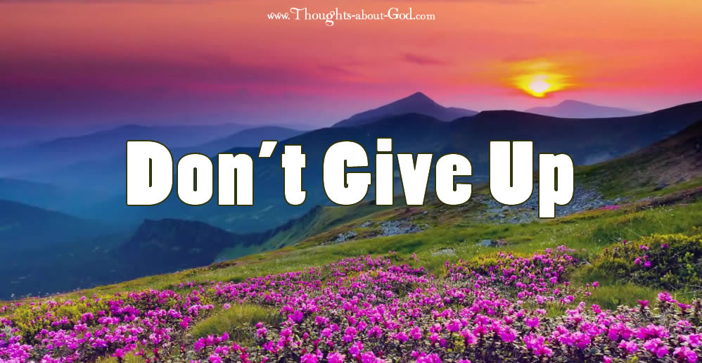 Don't Give Up