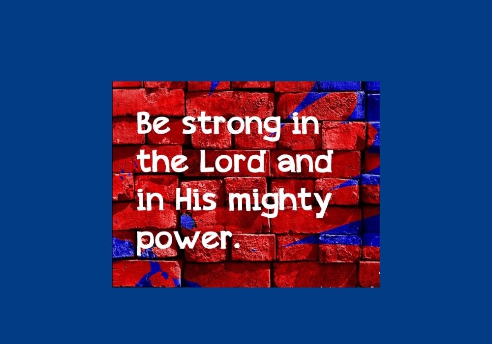 Praying On The Armor