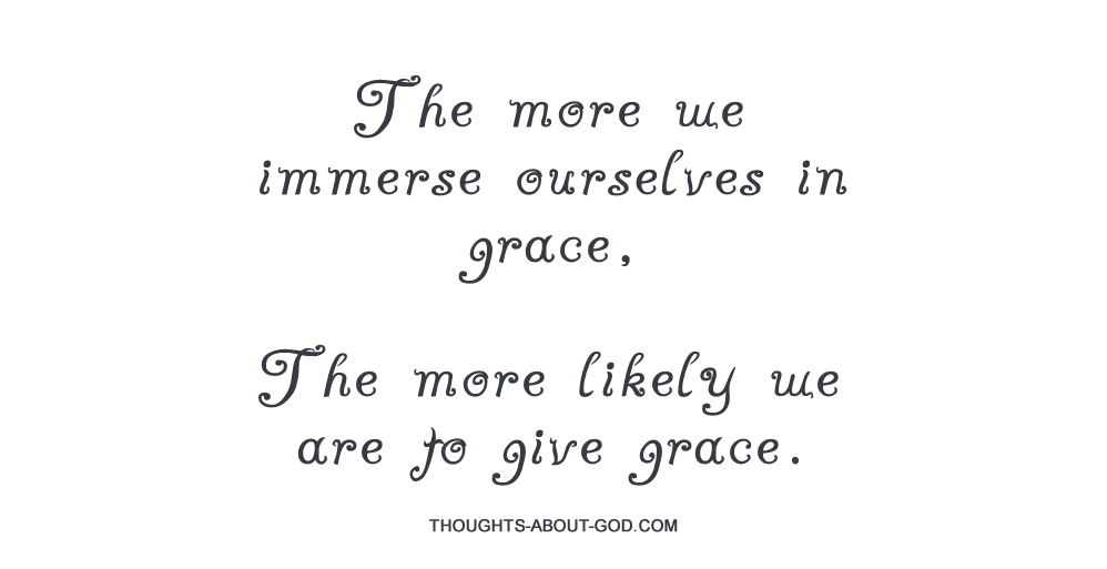 Immersed in Grace