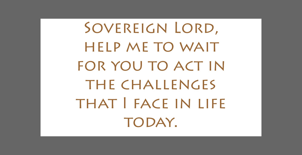 Waiting on God