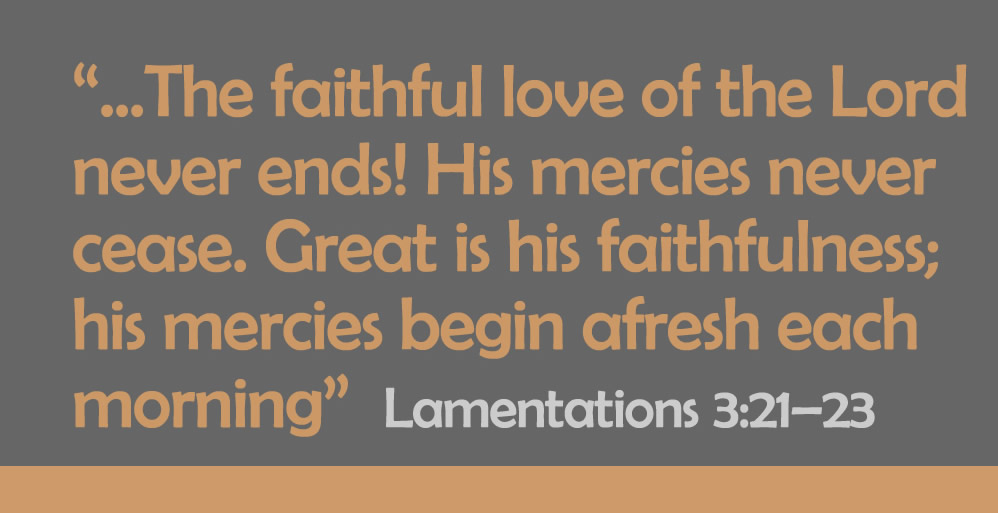 Lamentations 3:21-23