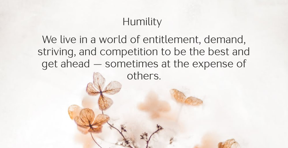 A Humble Posture