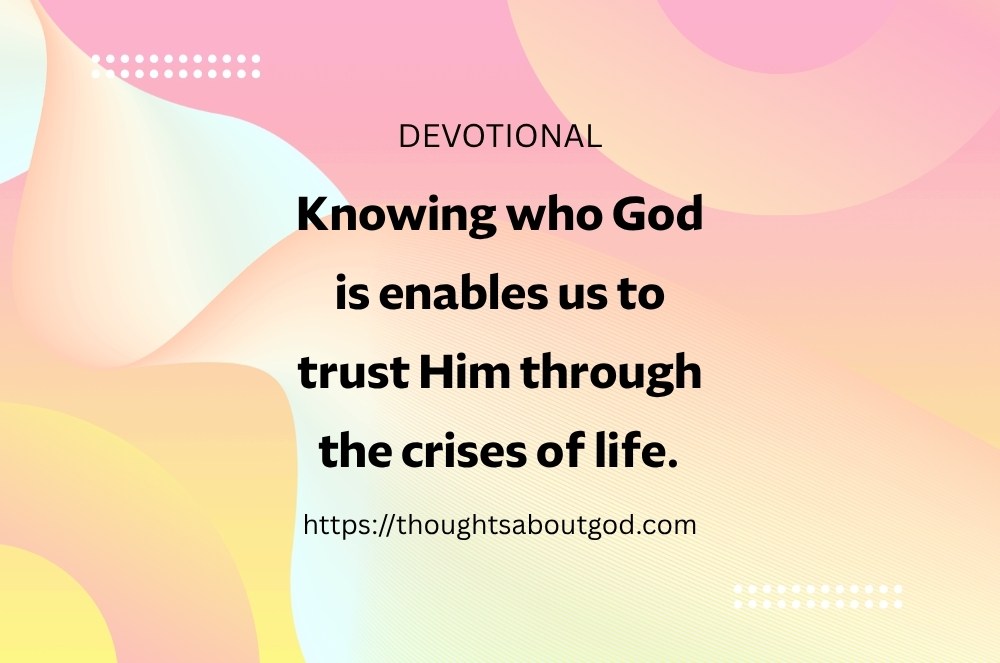 Praying in a Crisis