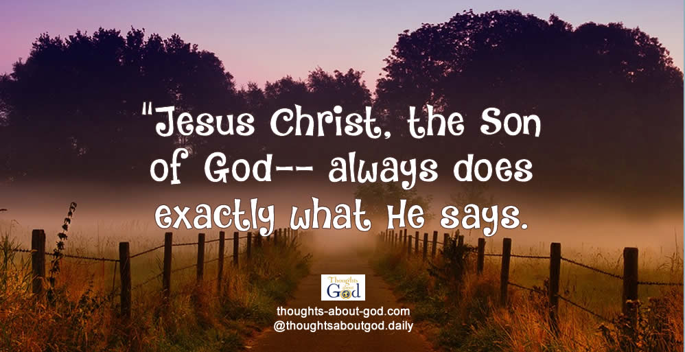 He Fulfills God’s Promises