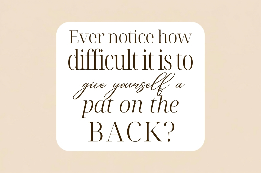 Pat on the Back