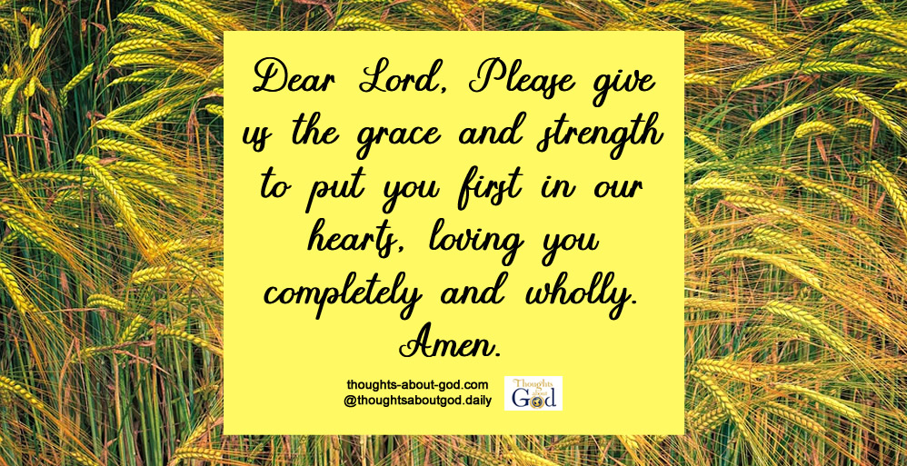 God First