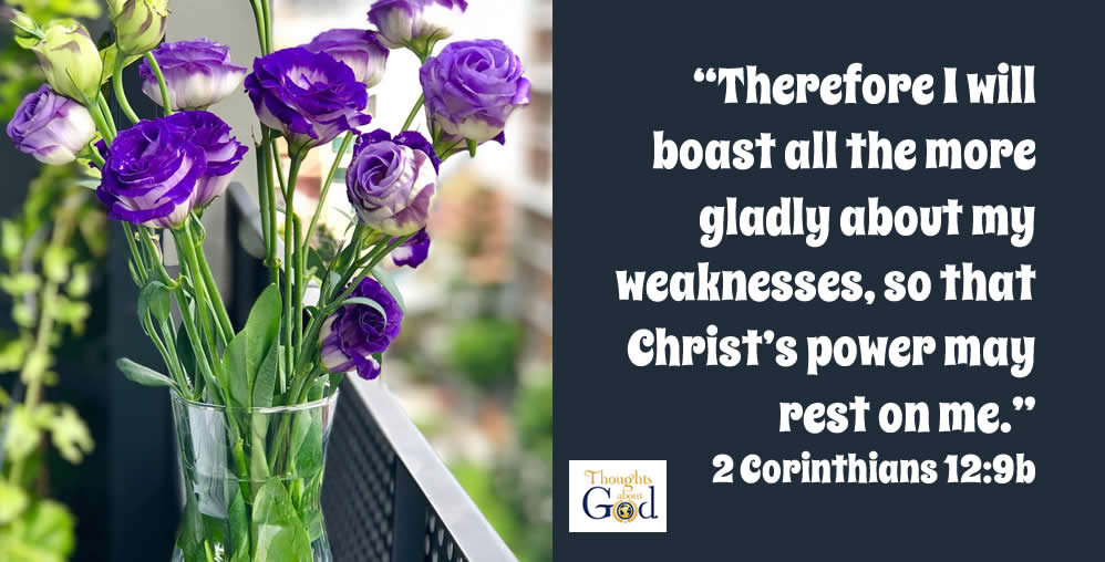 Be Thankful for Weakness