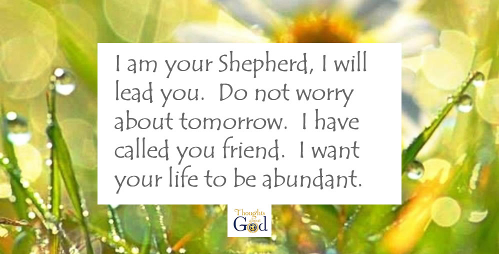 I Heard My Savior Say…