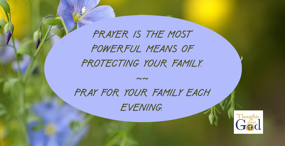 Evening Prayer for Your Household