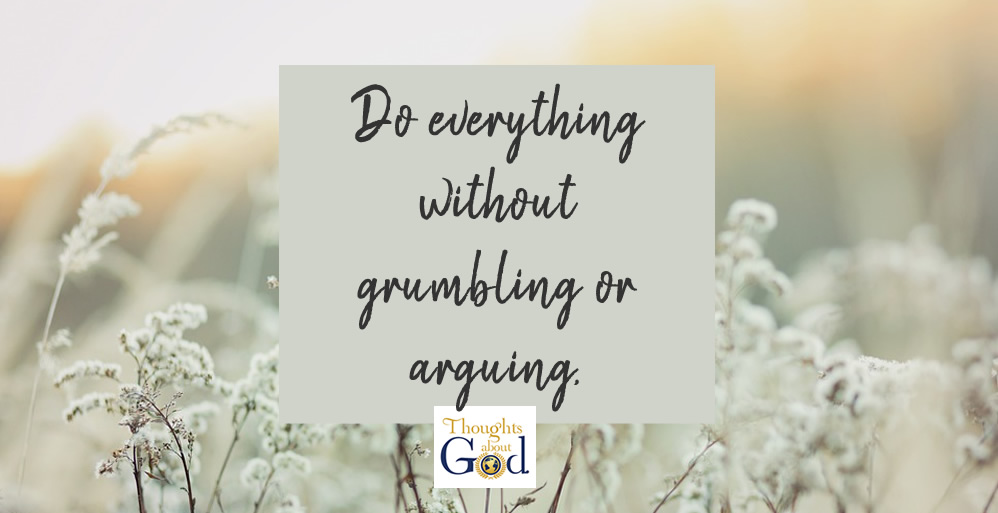 Declaring War on Ungratefulness and Grumbling