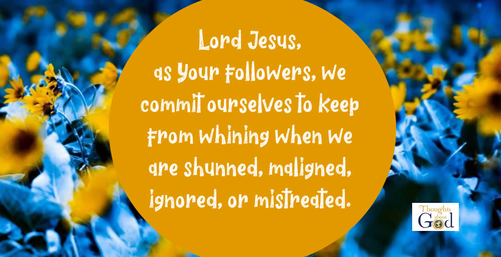Why Me, Lord? Why Not You?