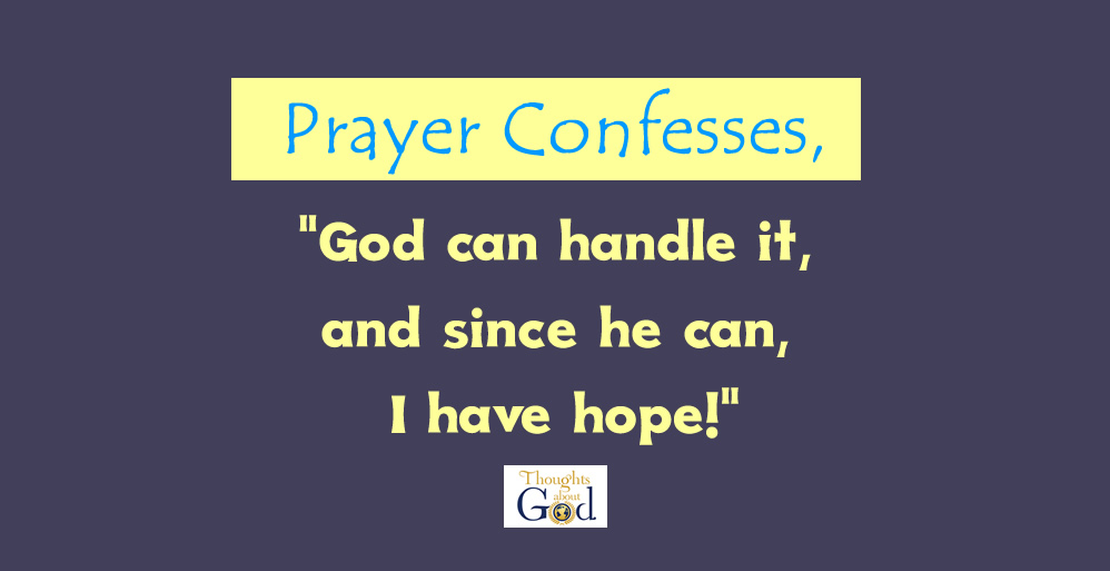 Prayer Changes Things
