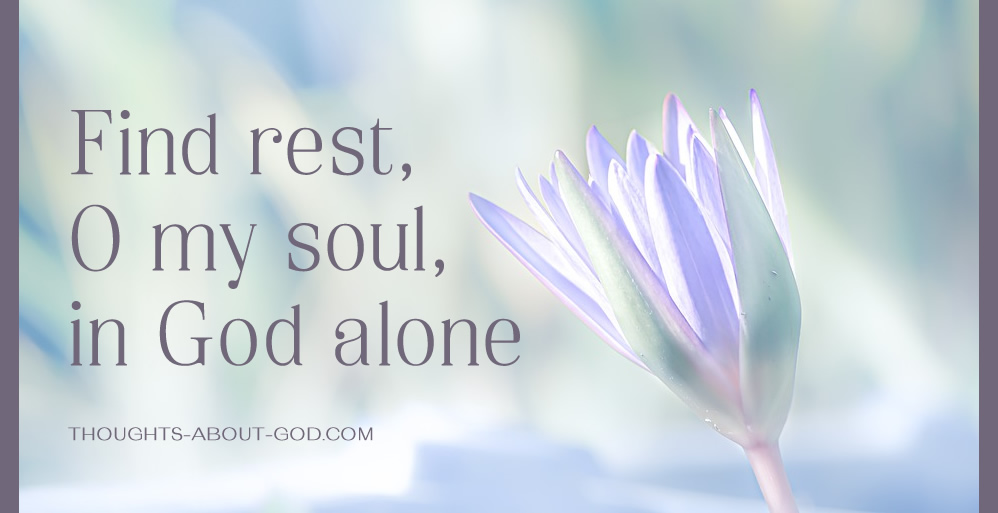 Let Him Calm Your Fears