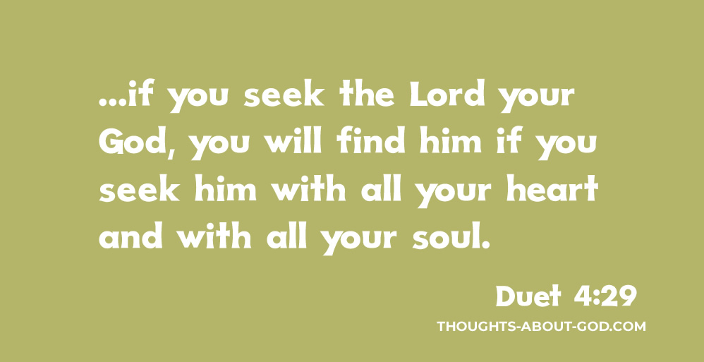 Seek Him