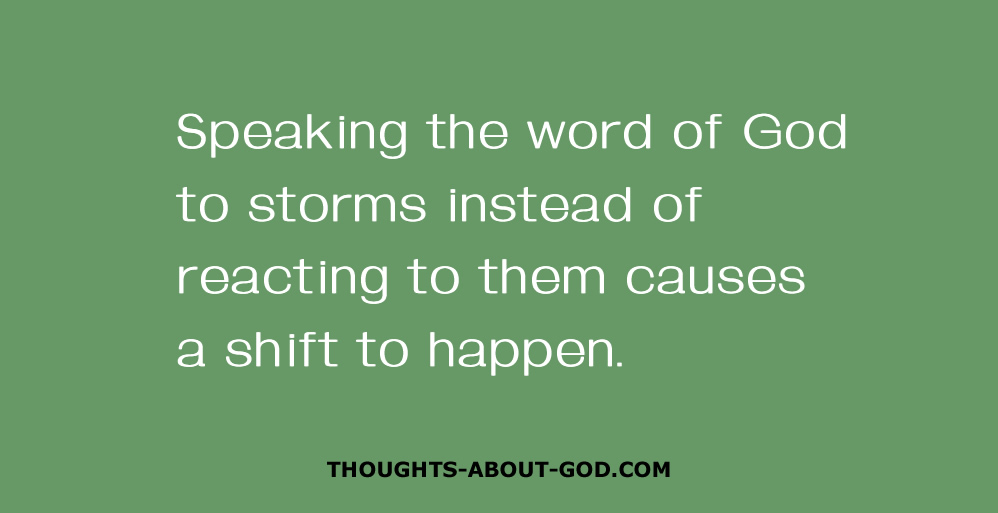 Speak Peace To That Storm