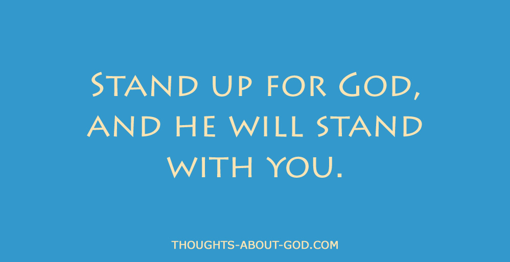 God Will Stand with You
