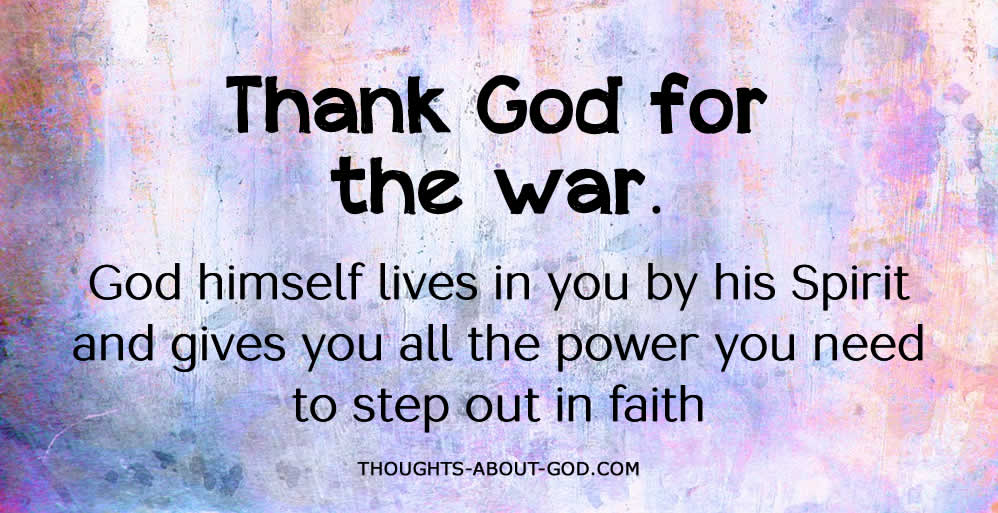 Thank Him for the War