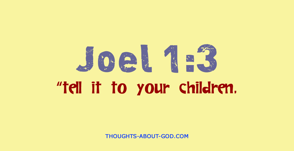 Teaching Your Children in the Faith