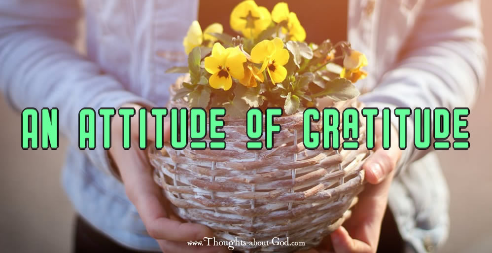 An Attitude of Gratitude