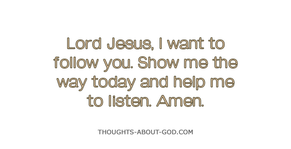 He Will be My Guide