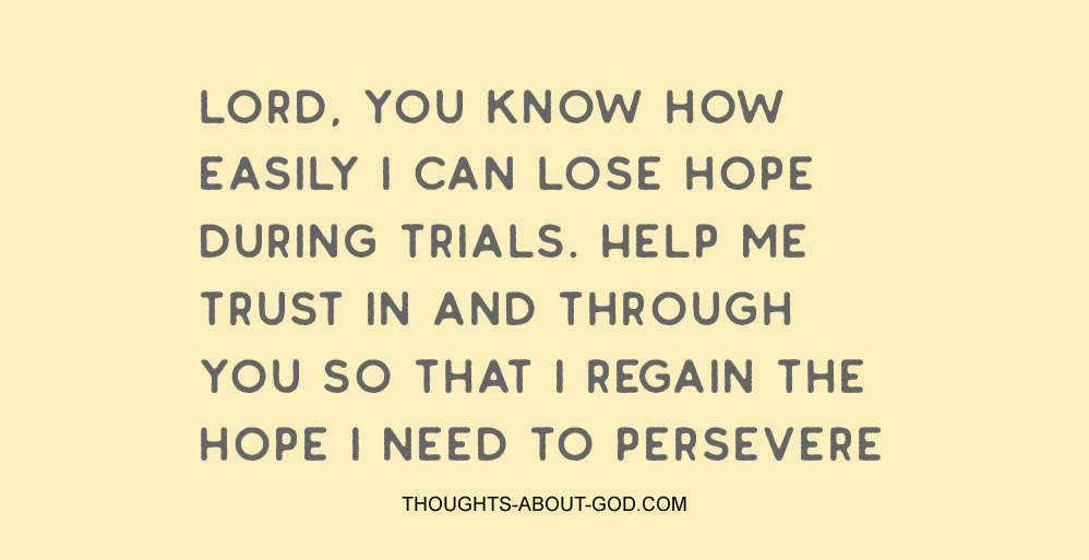 Your Hope in Him is Never in Vain