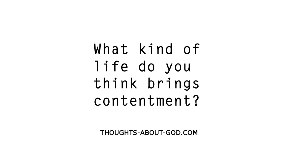 The Secret of Contentment