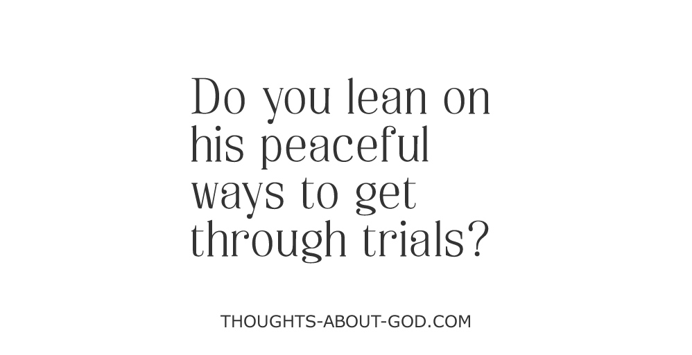 God, Our Peace