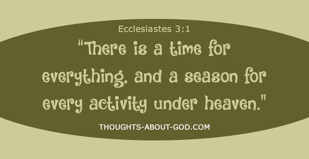 A Season for Everything