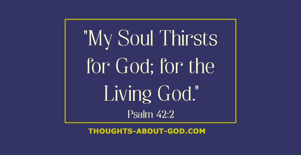 Thirsty for God