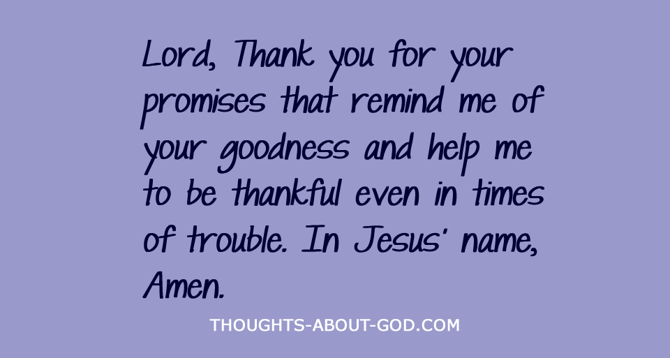 Remembering God’s Goodness