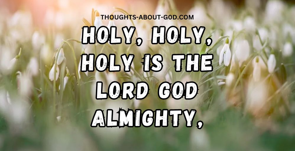 God Is HOLY