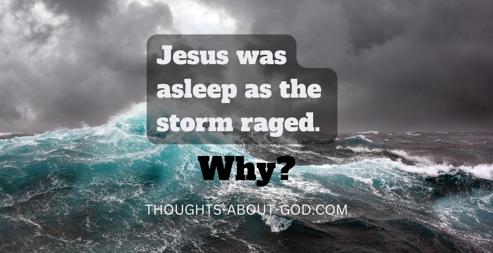 Is Jesus Asleep?