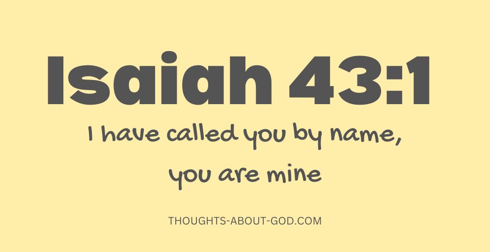 He Knows My Name