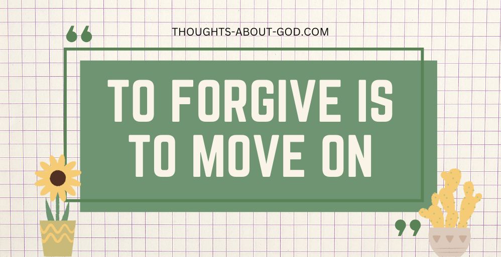 Forgiving is Not Excusing