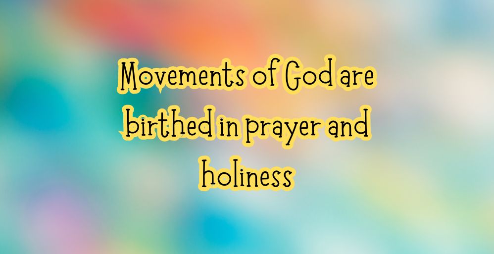 Are You Ready For God To Move?