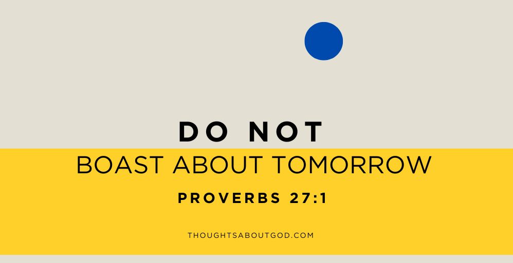 We Don’t Control Tomorrow