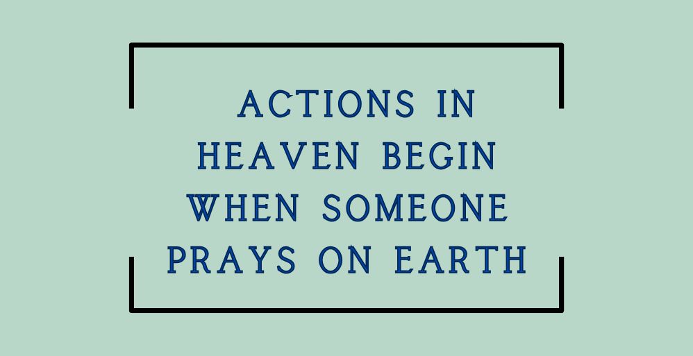 When You Speak, God Hears