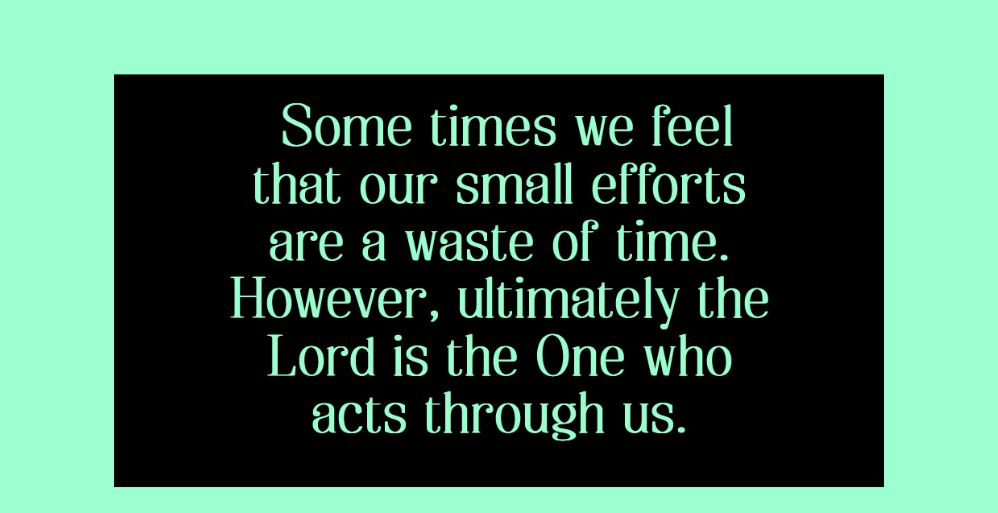 Our God Knows What to Do