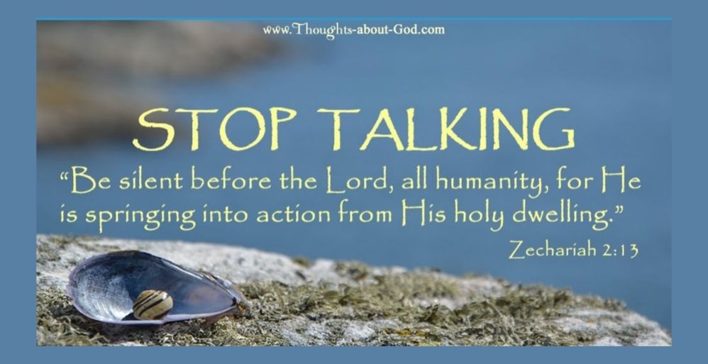 Stop Talking!