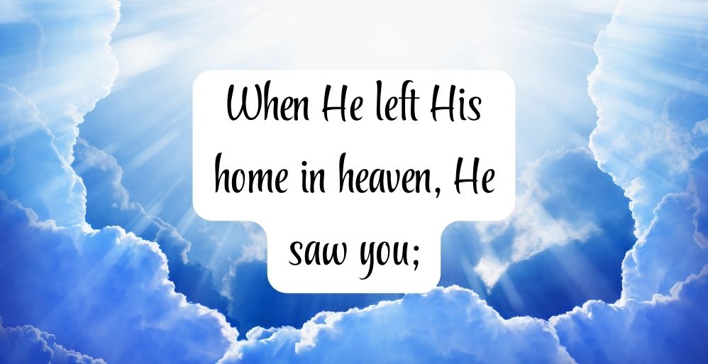 He Saw You